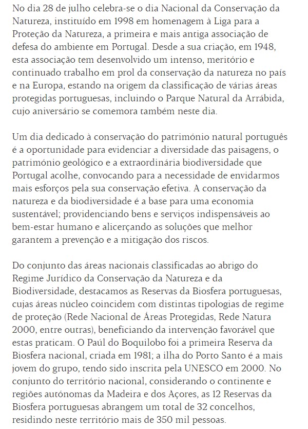 As Reservas da Biosfera e a celebração da Natureza2