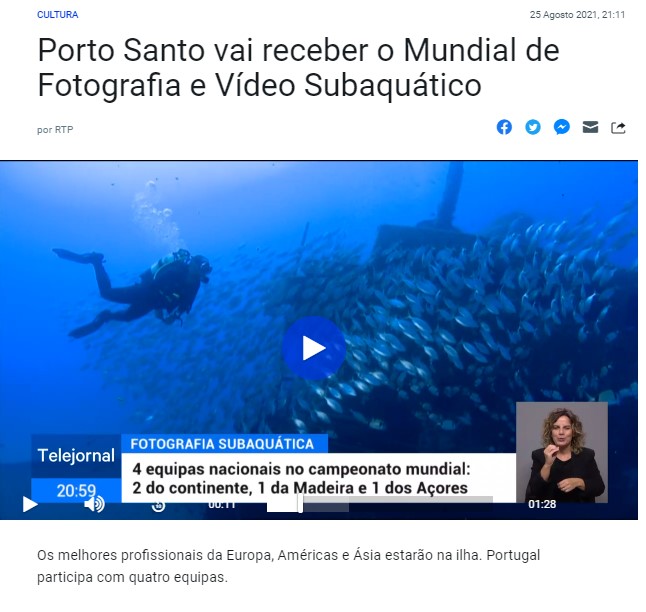 Mundial de Fotografia e Vídeo Subaquático