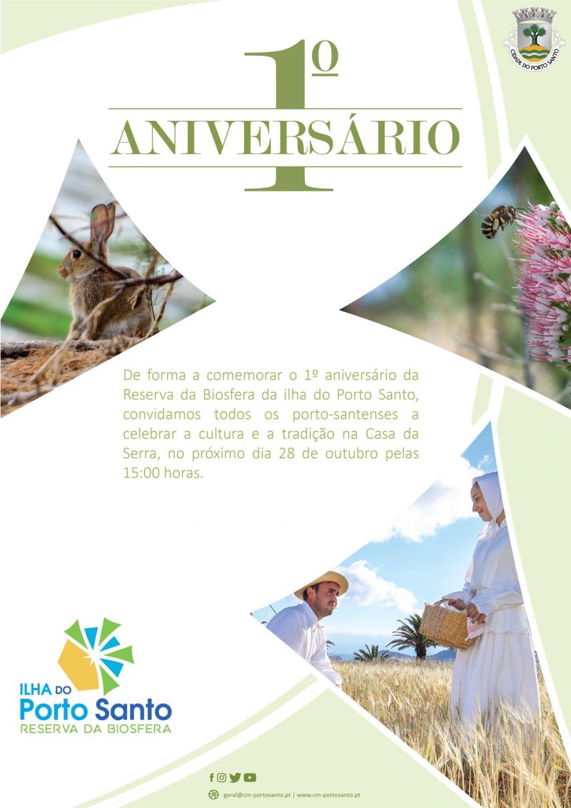 1º aniversário Reserva da Biosfera Porto Santo