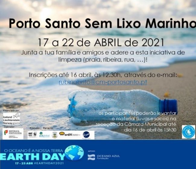 Porto Santo sem lixo marinho 2021
